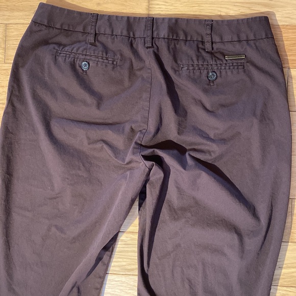 Michael Kors Gramercy Fit Wide Leg Dress pants in brown size 12 - Picture 5 of 13